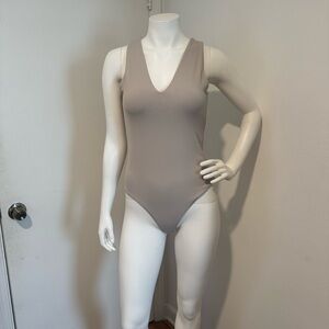 Abercrombie & Fitch Taupe Bodysuit